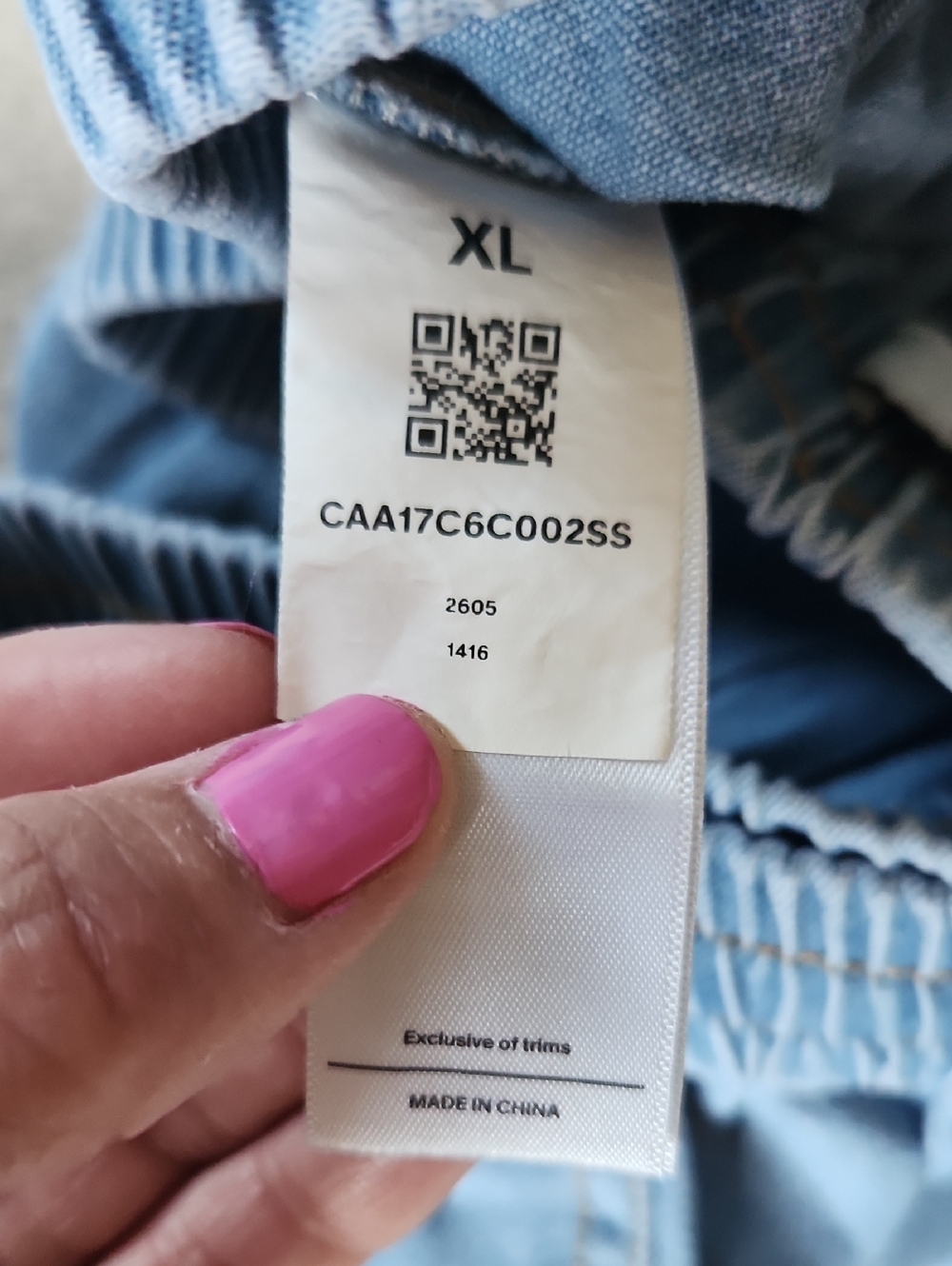 Blue Mini Skirt - XL - Picture 6 of 8